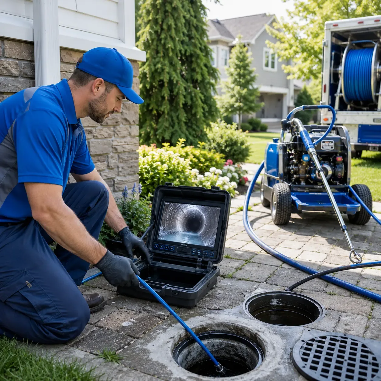Outdoor drain cleaning professionals serving Pineola, NC